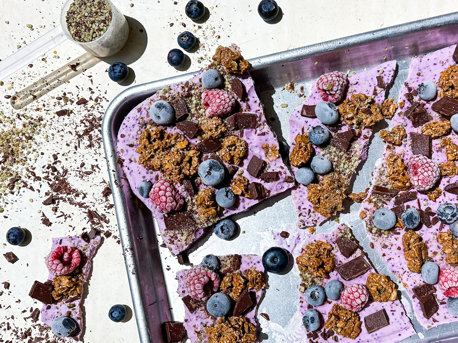Chocolate Berry Crunch Bark Recipe