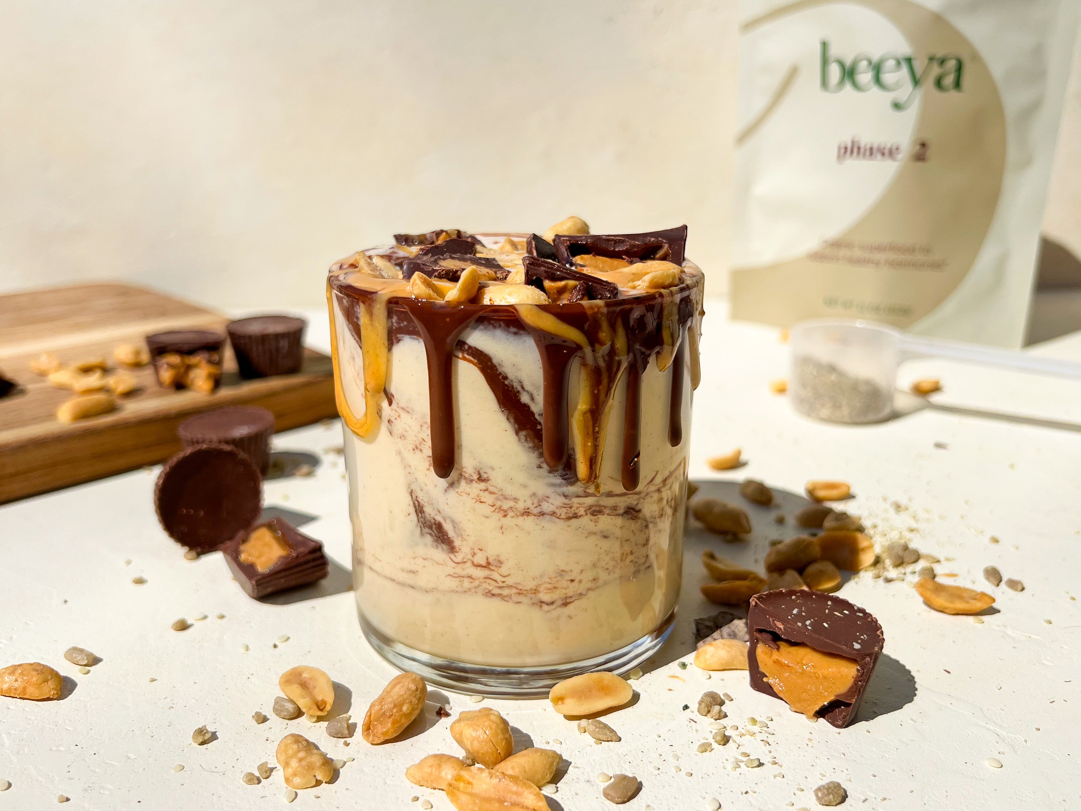 Peanut Butter Cup Protein Smoothie Recipe