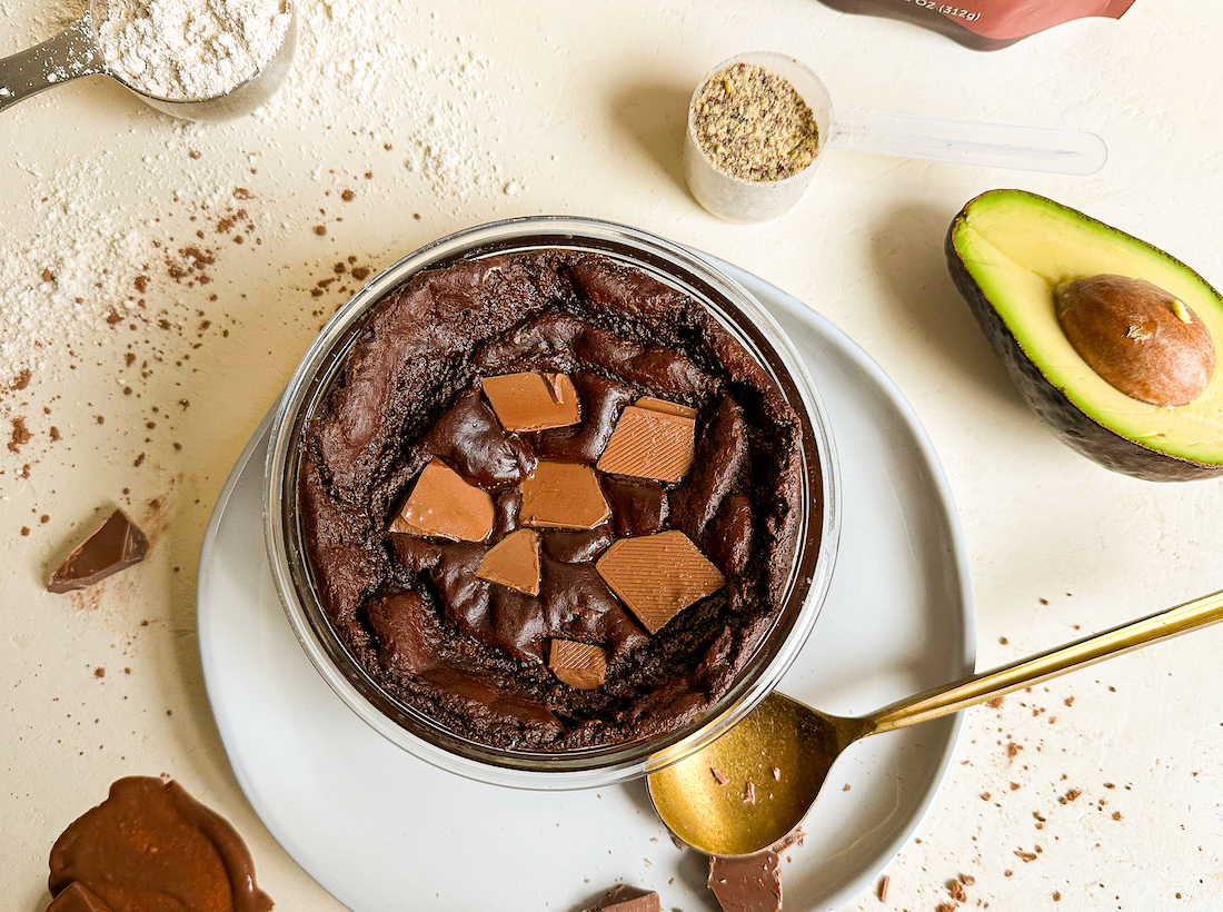 Avocado Brownie Baked Oats Recipe