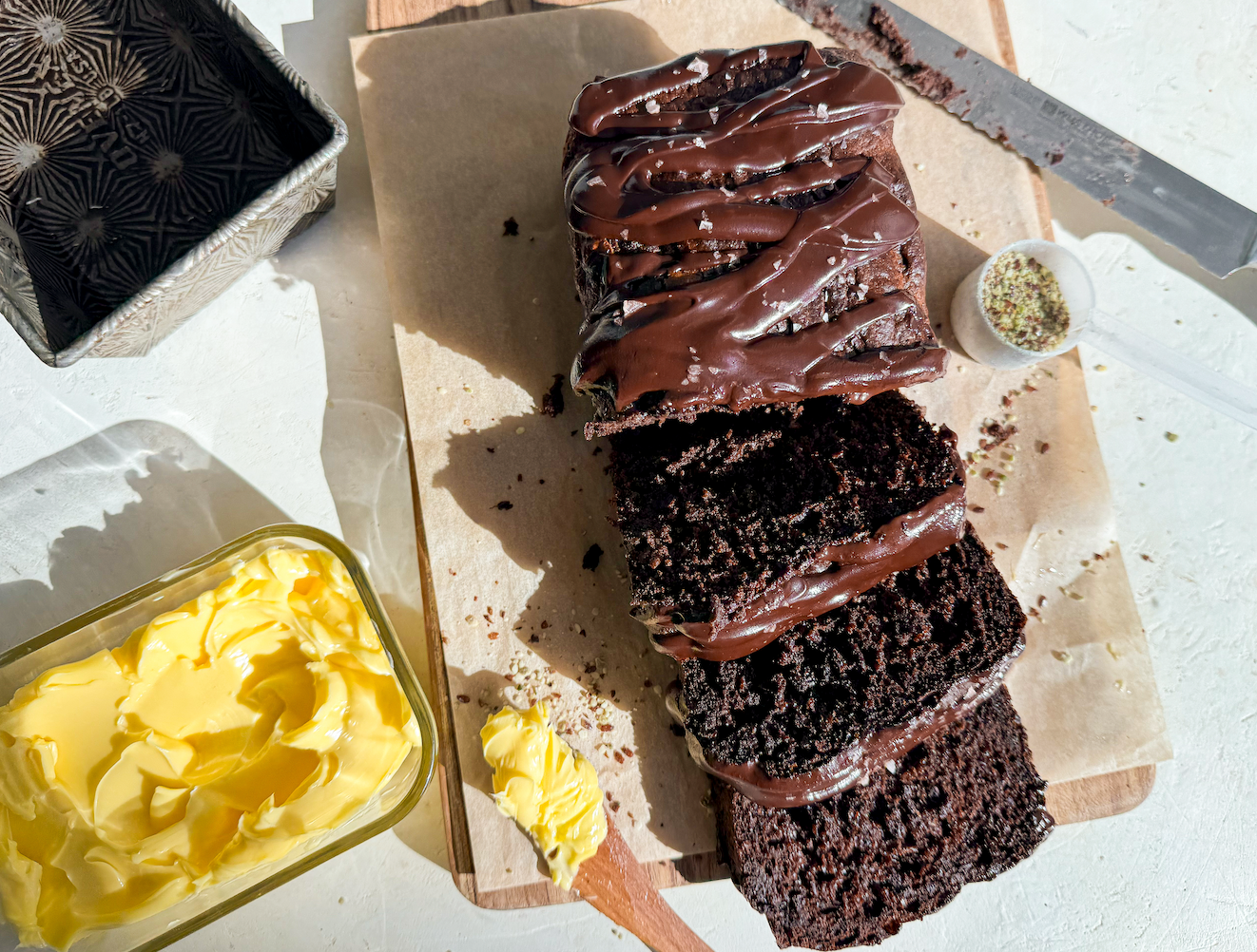 Double Chocolate Protein Banana Bread