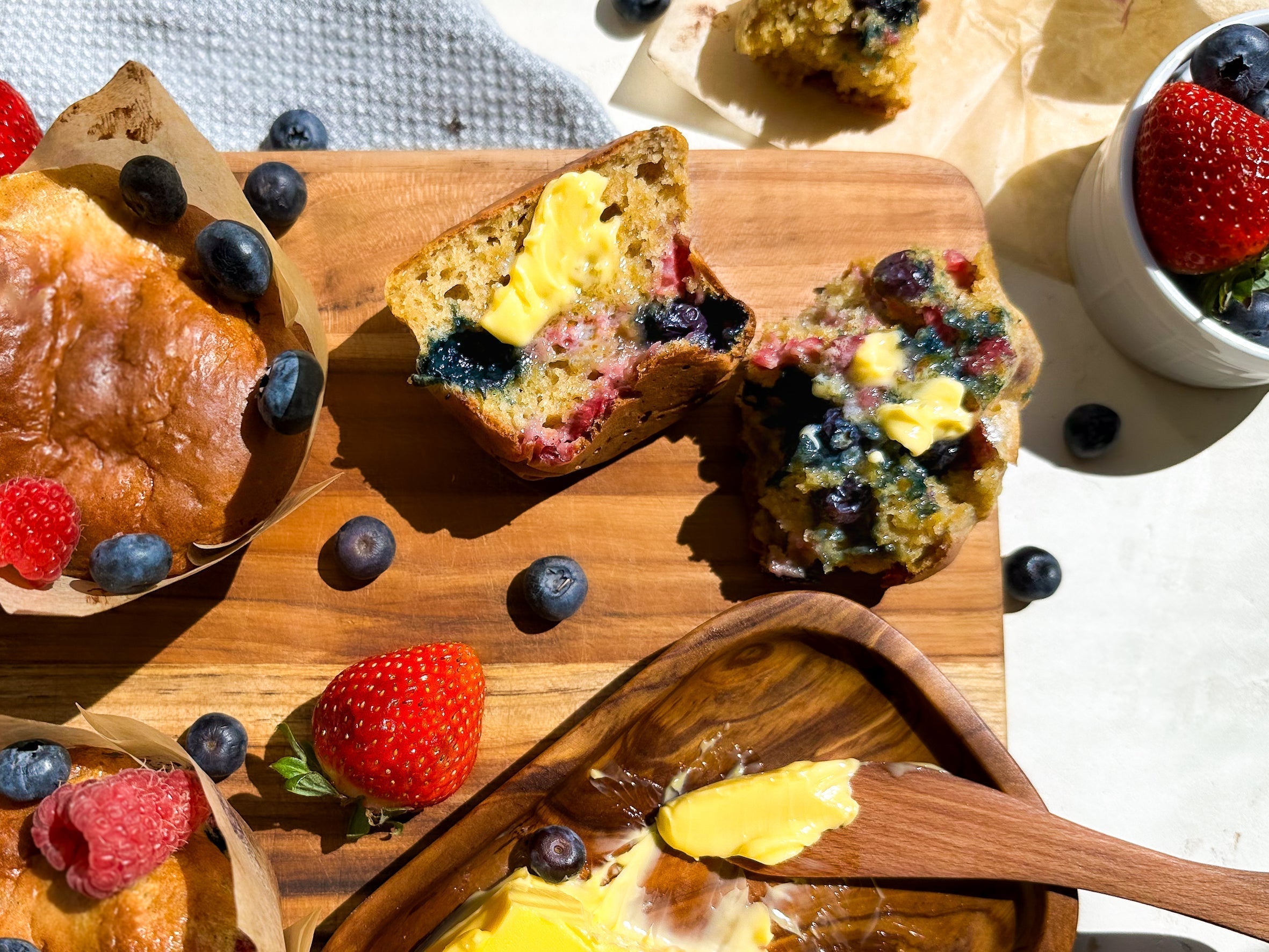 Wildberry Protein Muffins