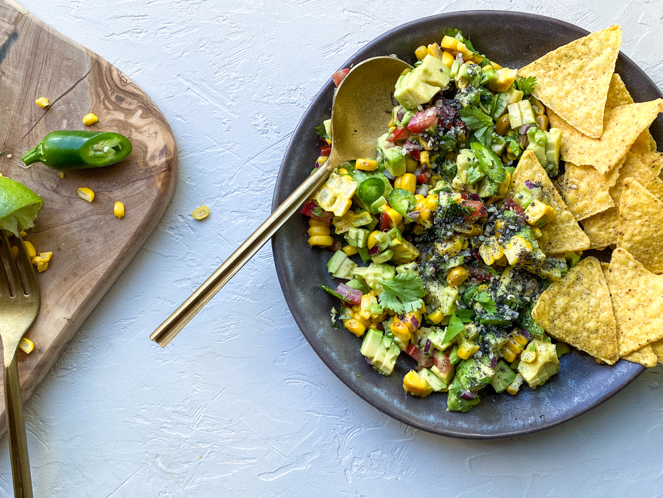Roasted Corn & Avocado Pico Recipe
