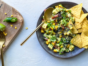Roasted Corn & Avocado Pico Recipe