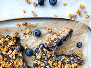 Almond Granola Blueberry Bark Recipe