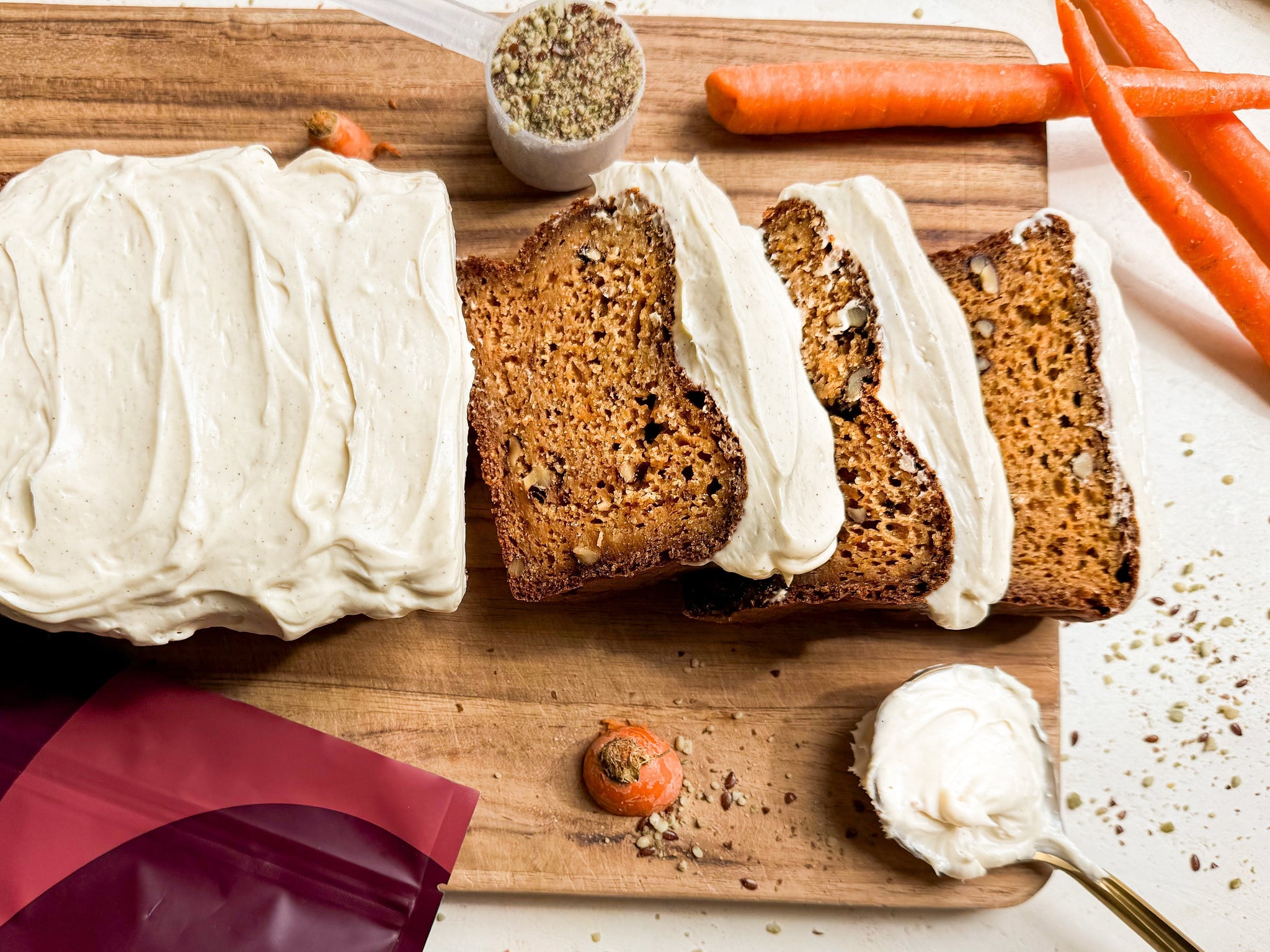 Protein-Packed Carrot Cake Bread