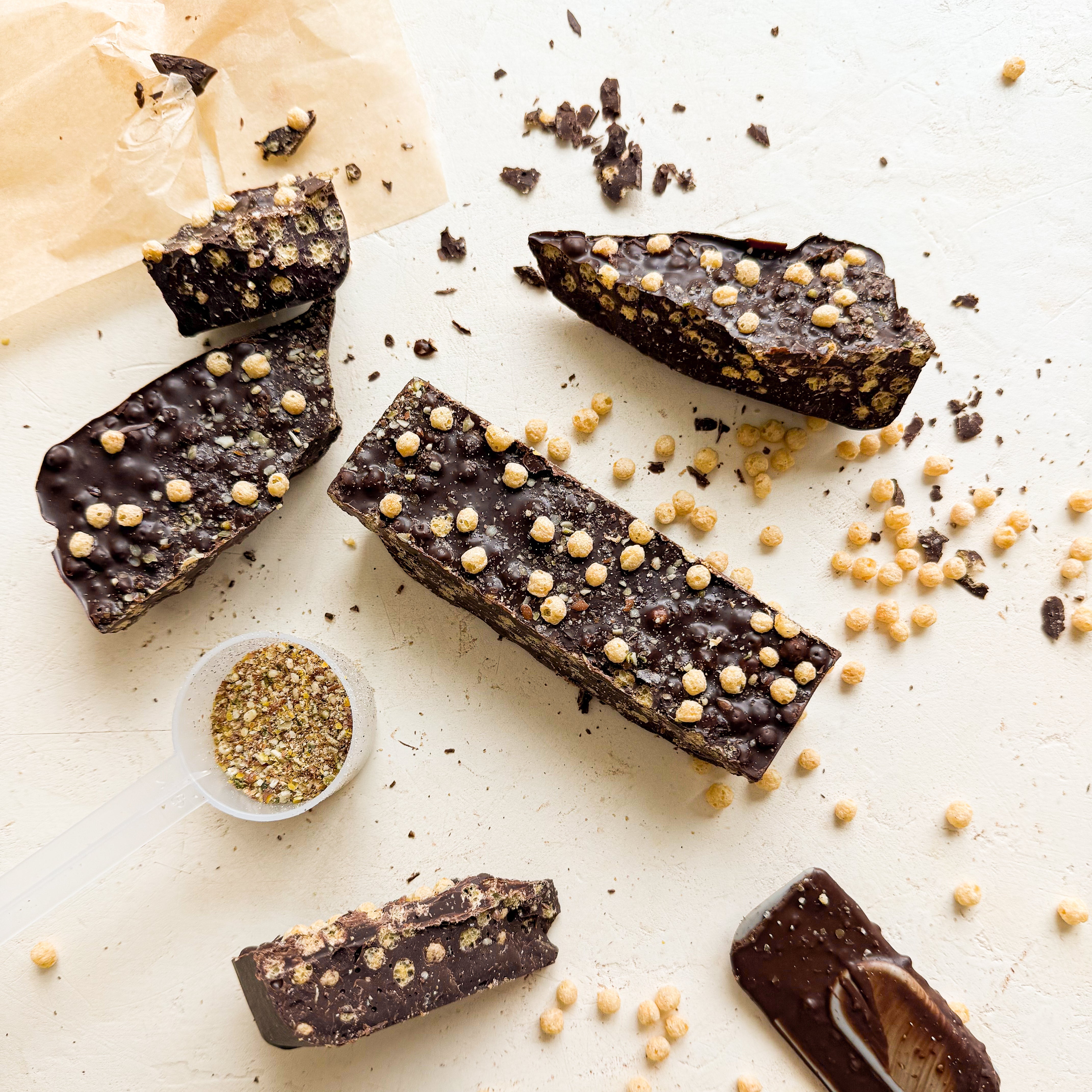 Homemade Seed Cycling Crunch Bars