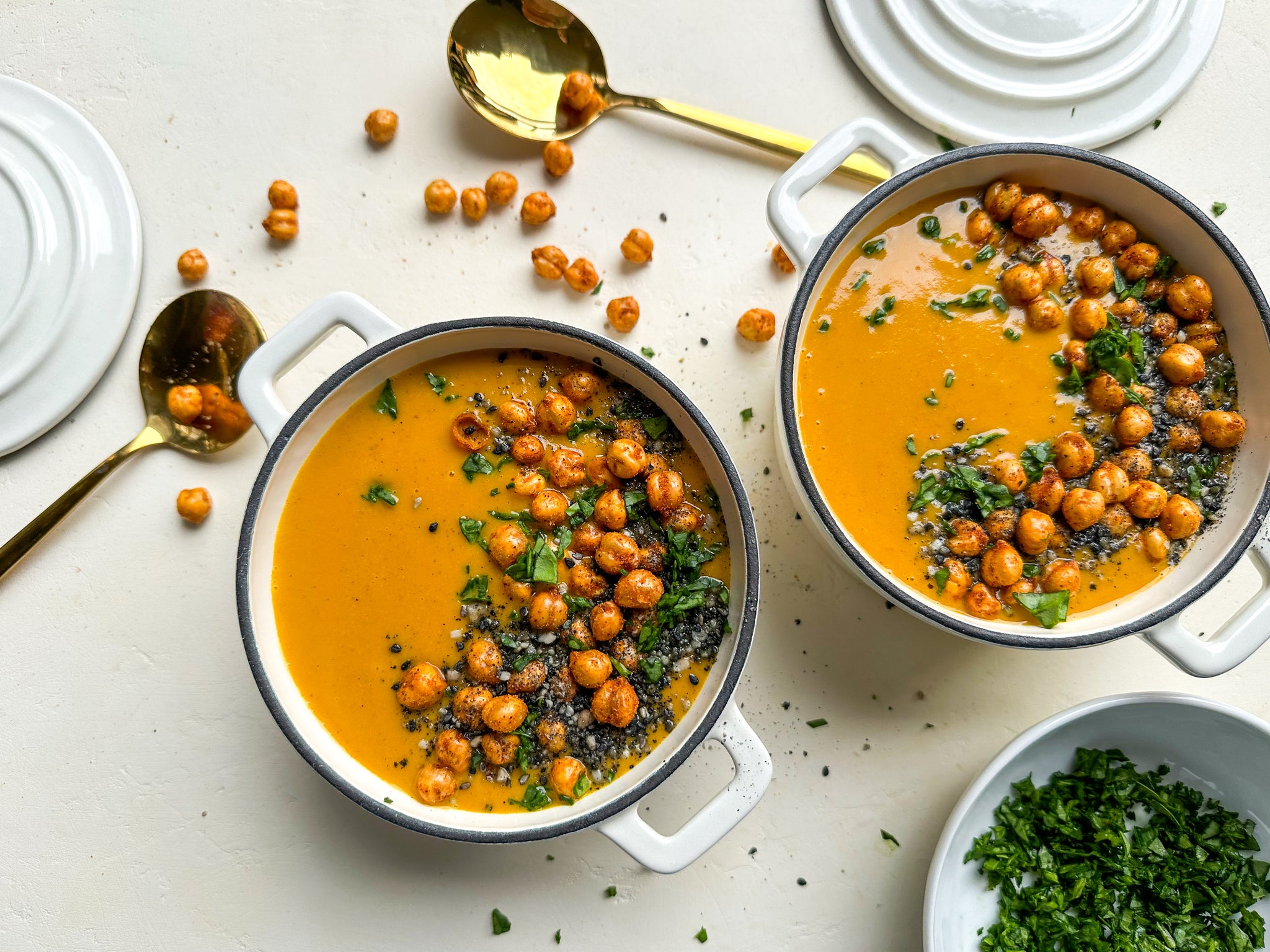Curry Spiced Roasted Butternut Soup Recipe