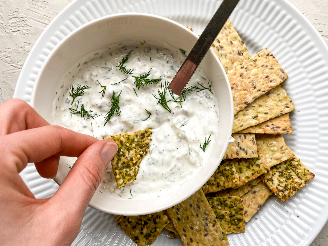 Dill Pickle Protein Dip Recipe