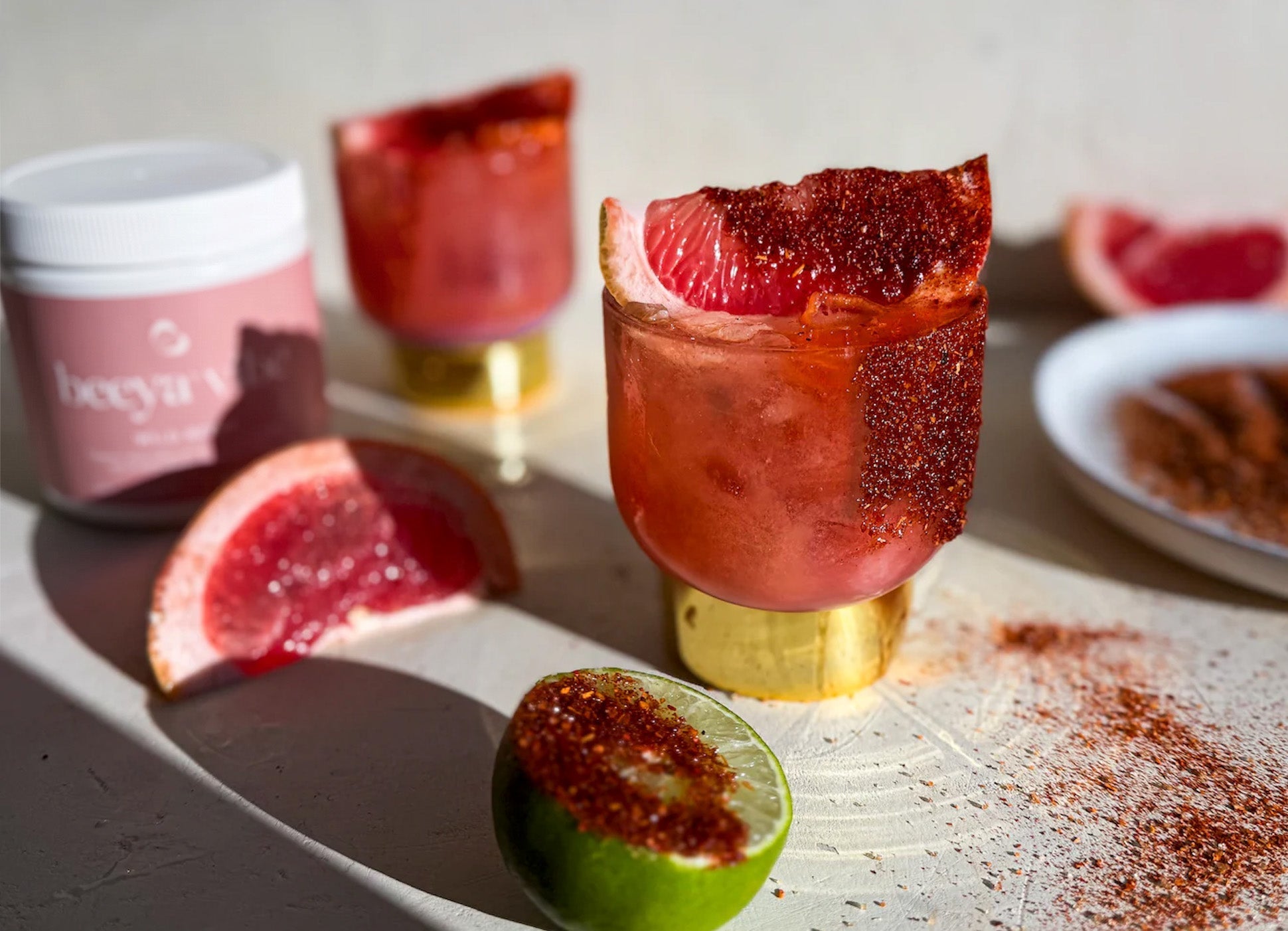 Fiery Pom Paloma Mocktail Recipe