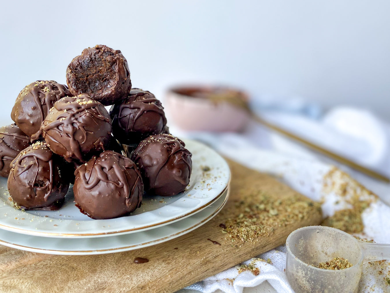 Brownie Batter Protein Bombs Recipe