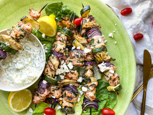 Chicken Tzatziki Kebabs Recipe