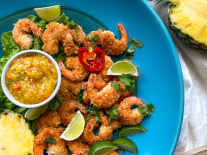Crispy Coconut Shrimp with Pineapple Salsa Recipe