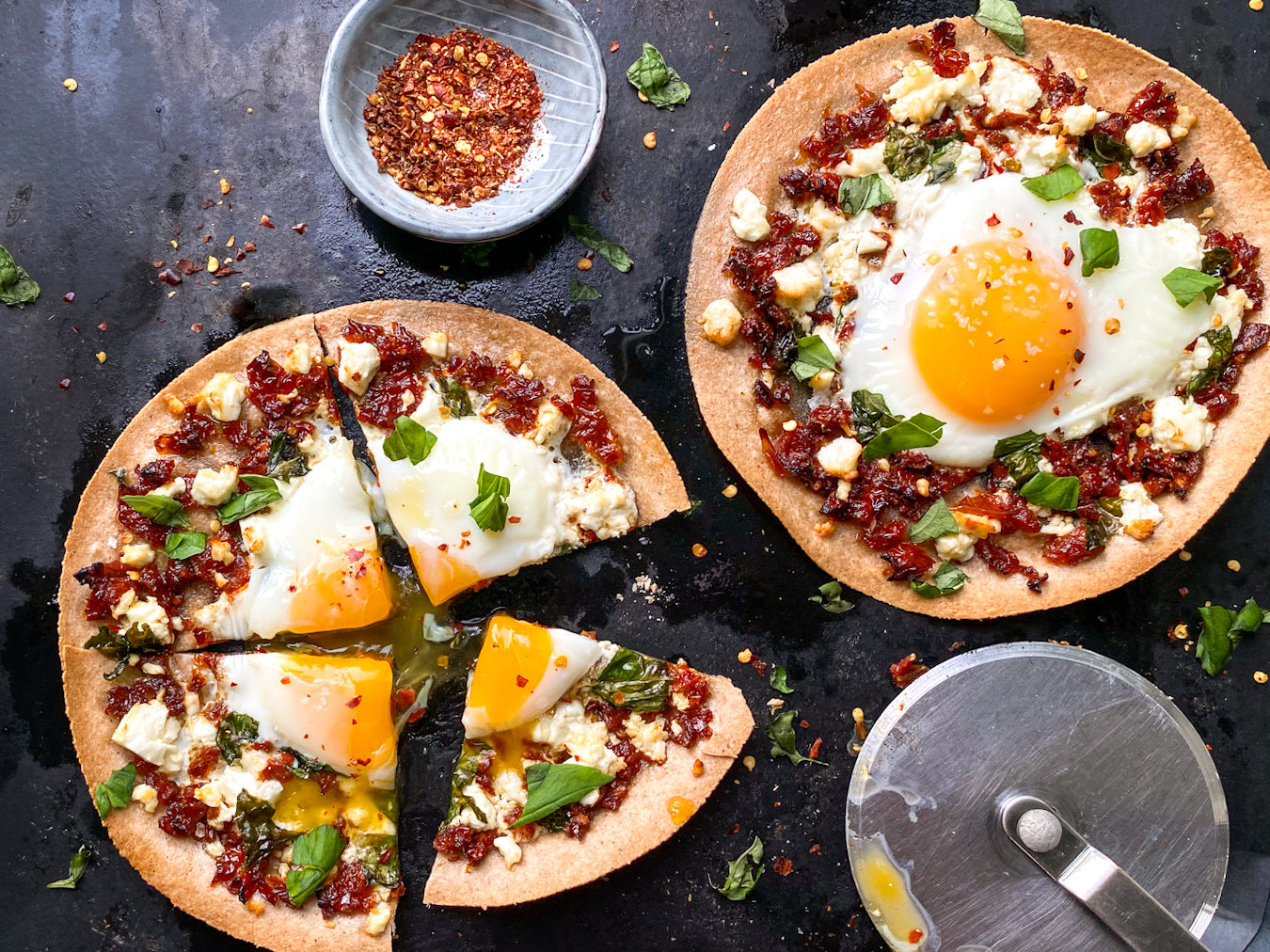 Mediterranean Breakfast Pizza Recipe