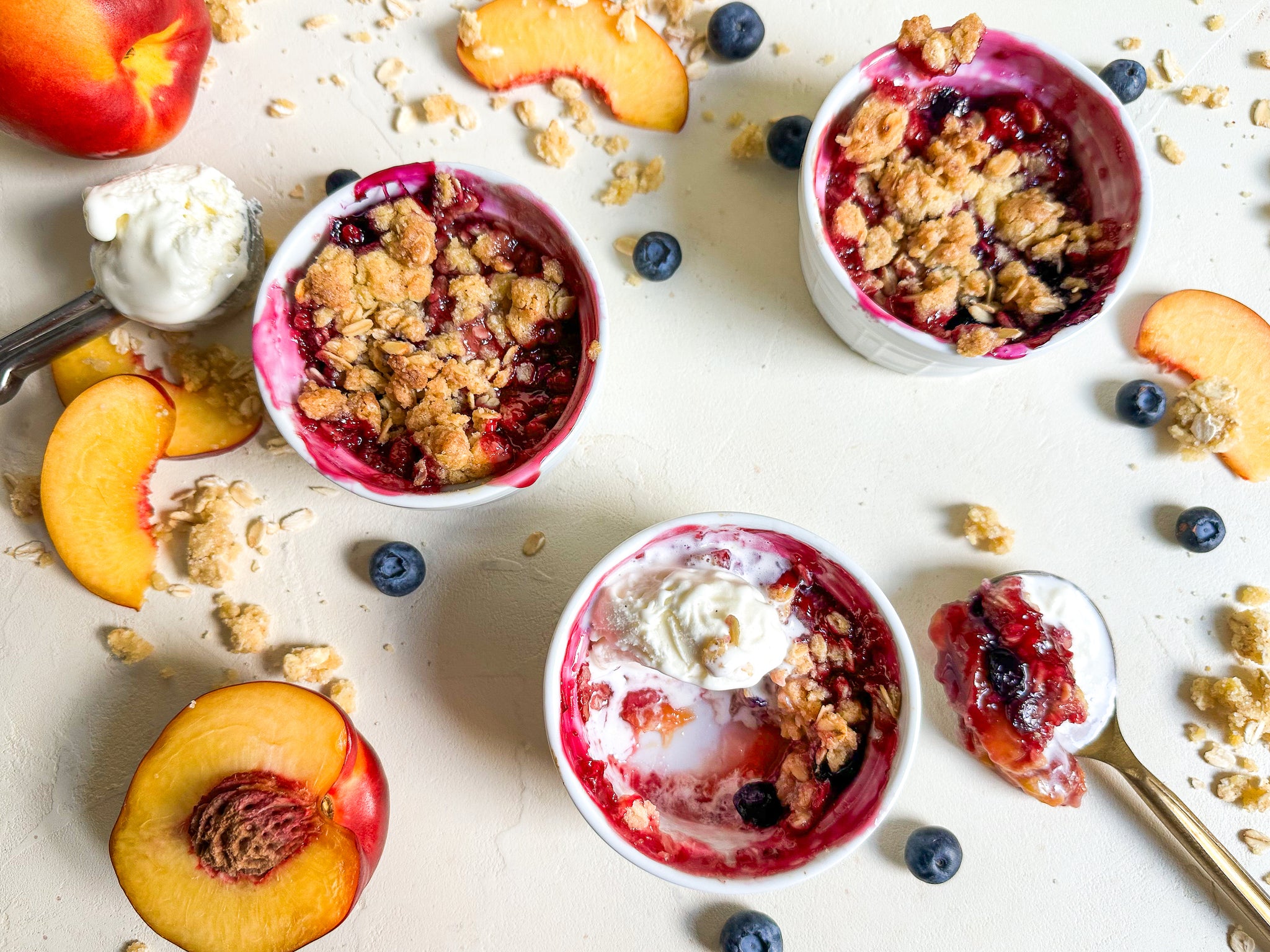 Blueberry Peach Crumble Recipe