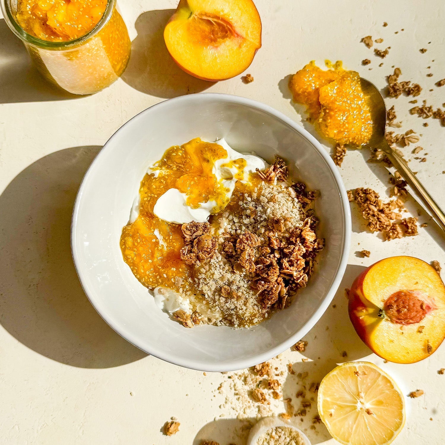 Peach Chia Jam Recipe
