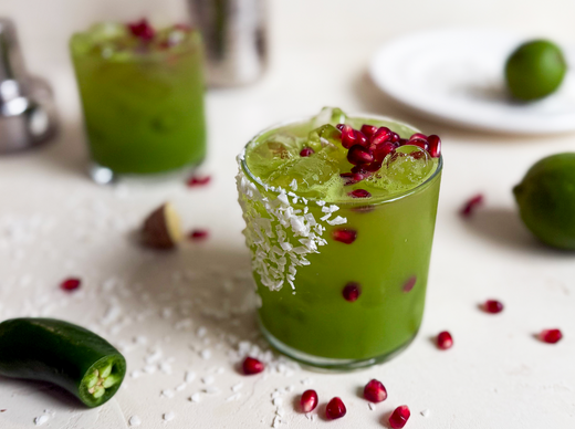 Grinch Margarita Mocktail Recipe