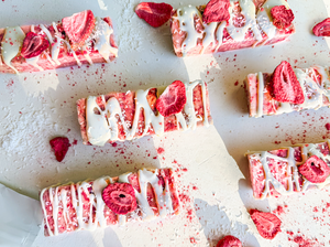 Strawberry Shortcake Protein Bars Recipe