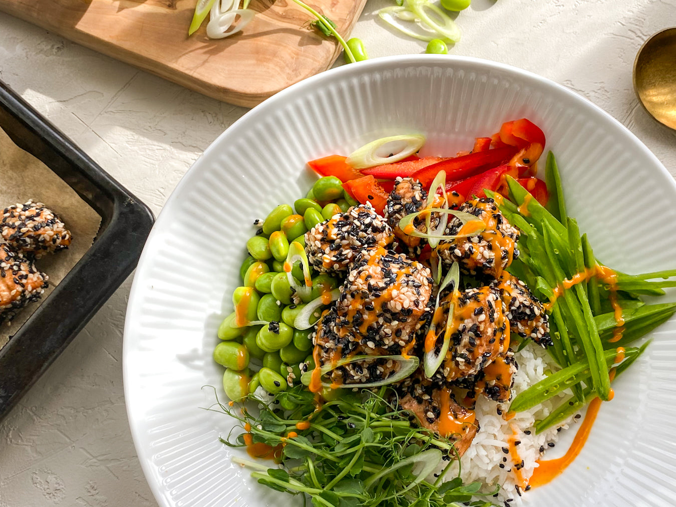 Sesame Salmon Bowl Recipe