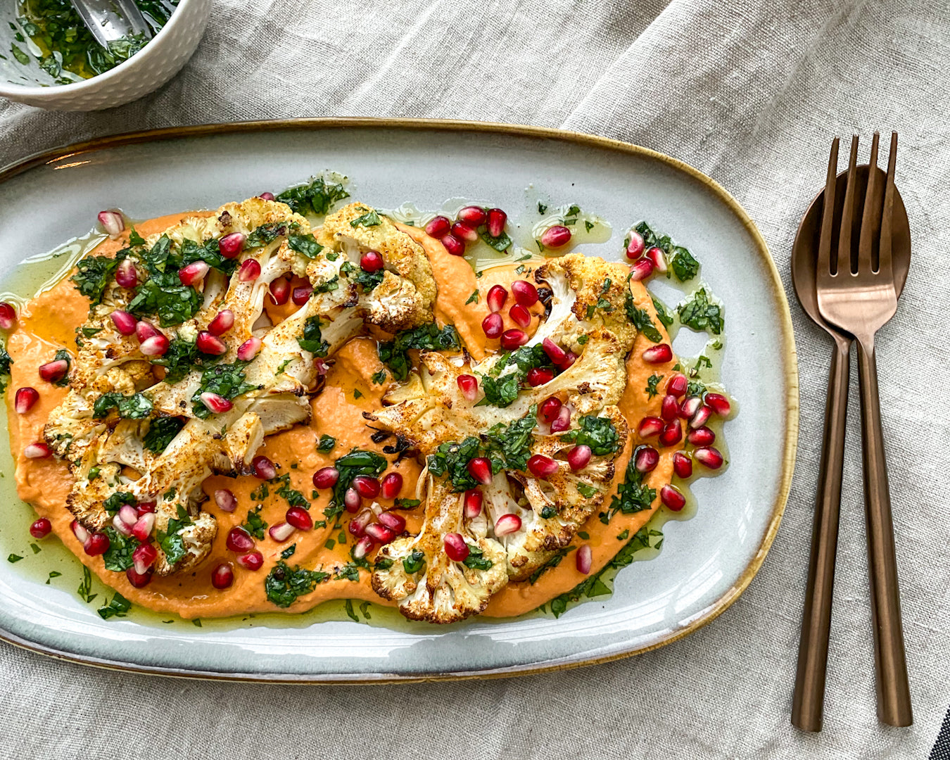 Spicy Cauliflower Steaks Recipe