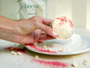 Giant Strawberry Protein Truffle