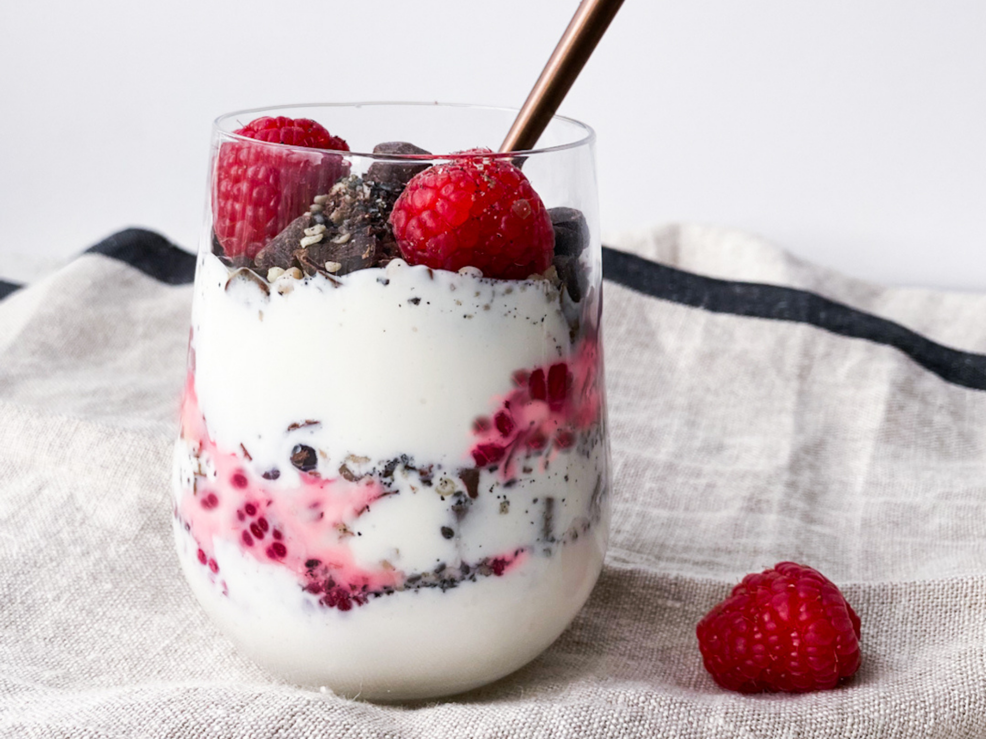 Raspberry & Dark Chocolate Parfait Recipe