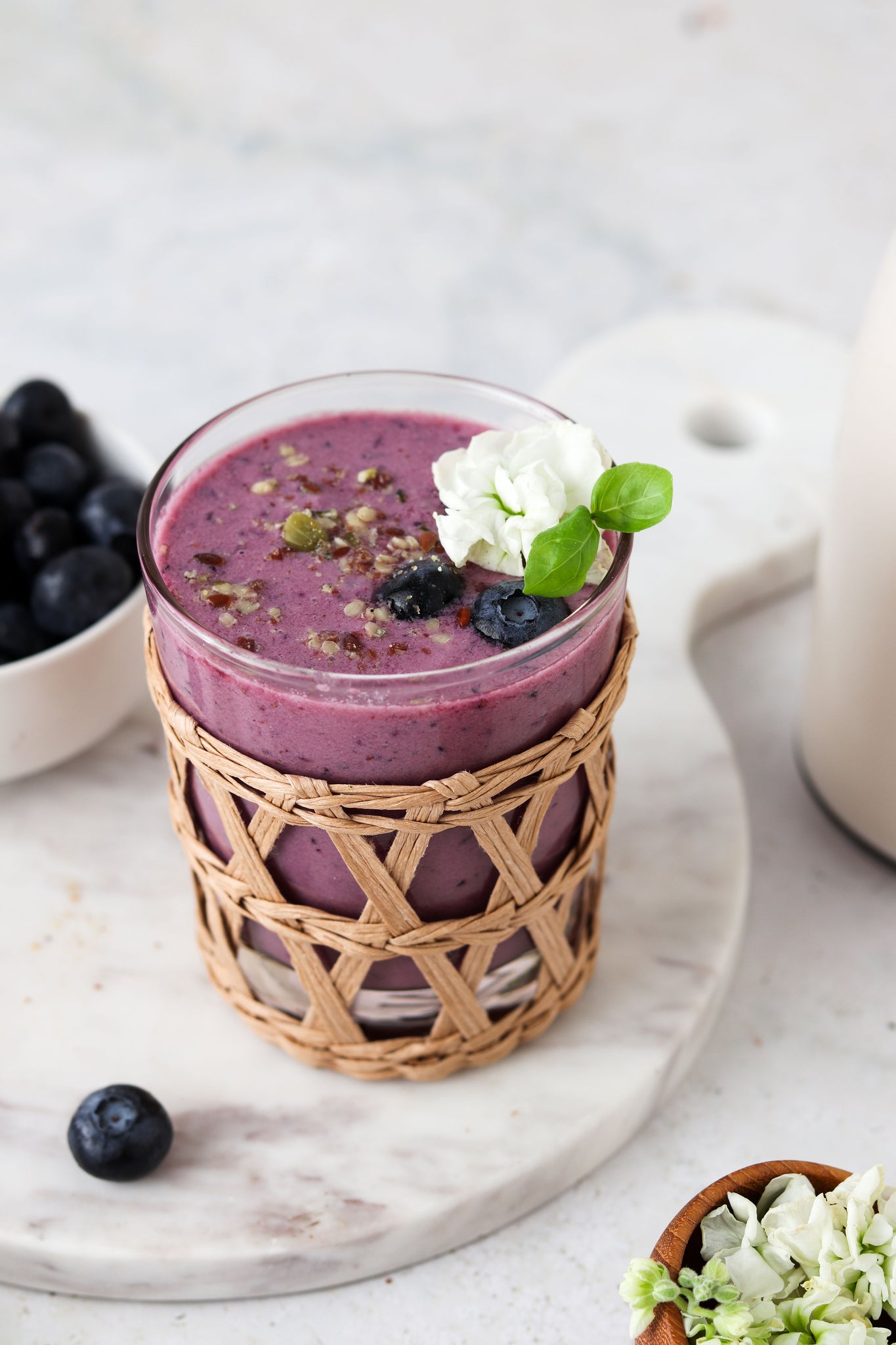 Blueberry & Strawberry Smoothie Recipe