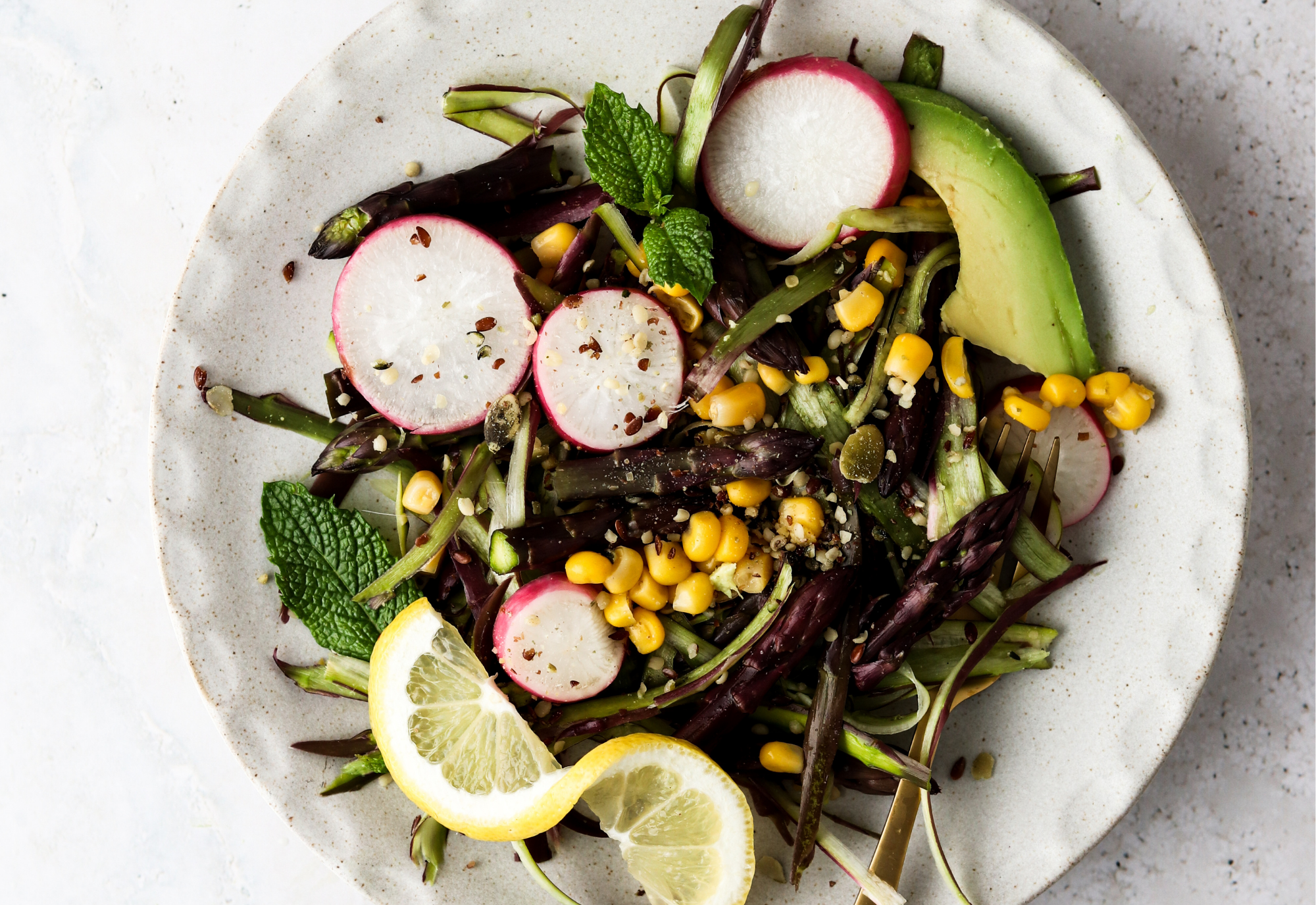 Asparagus Radish Salad Recipe